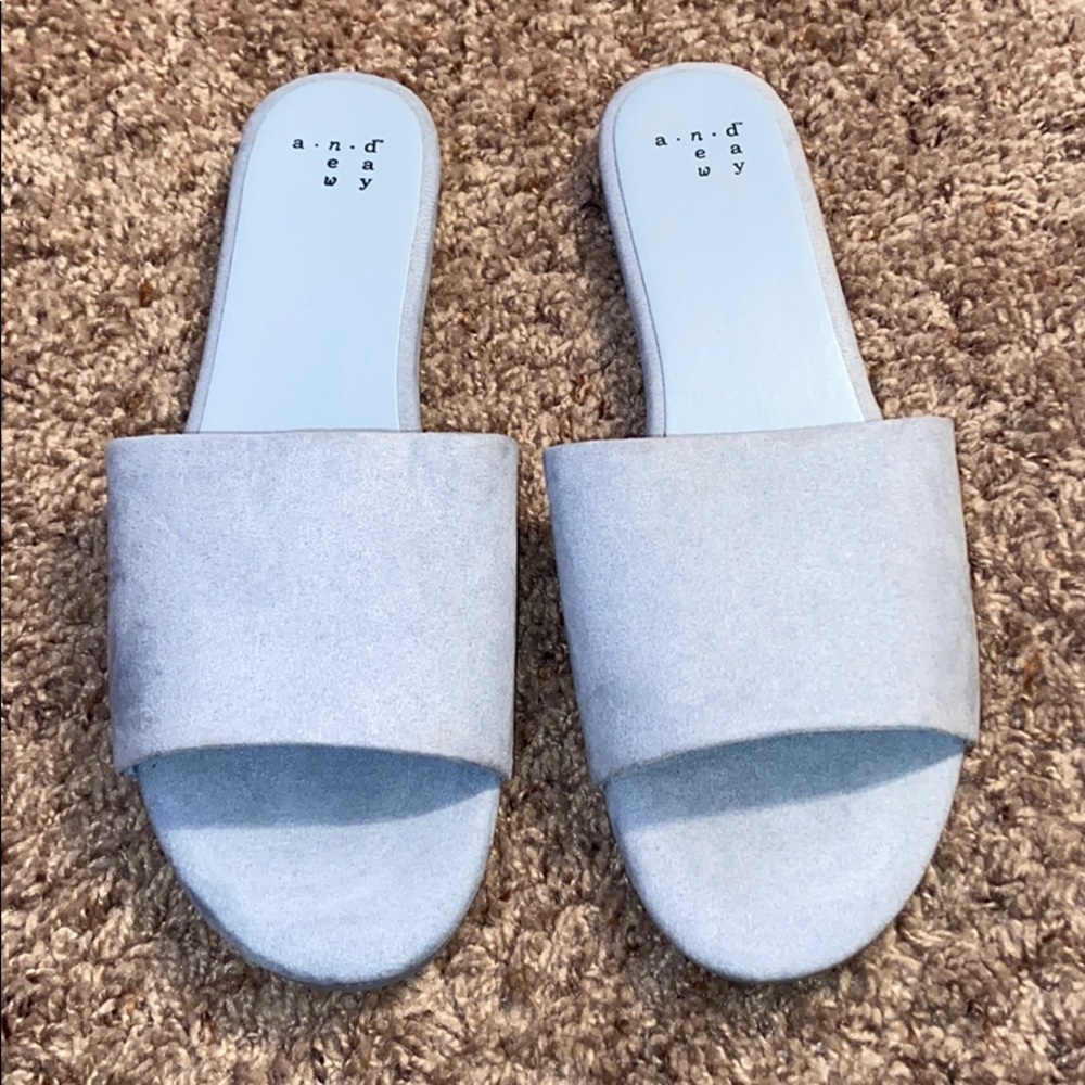 suede sandals